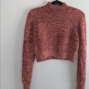Express fuzzy sweater